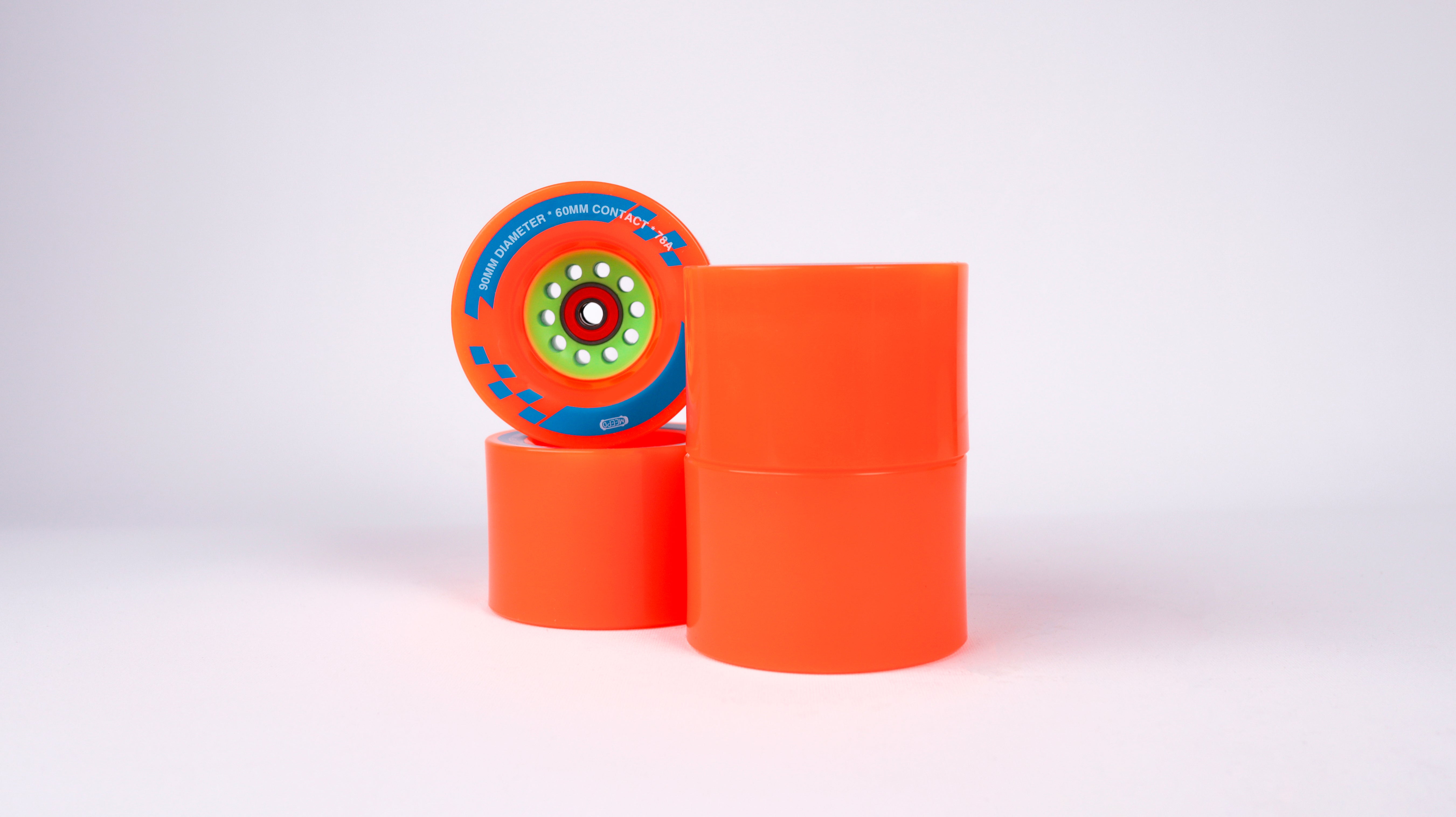 Roues Kegel orange - 80 x 56 mm