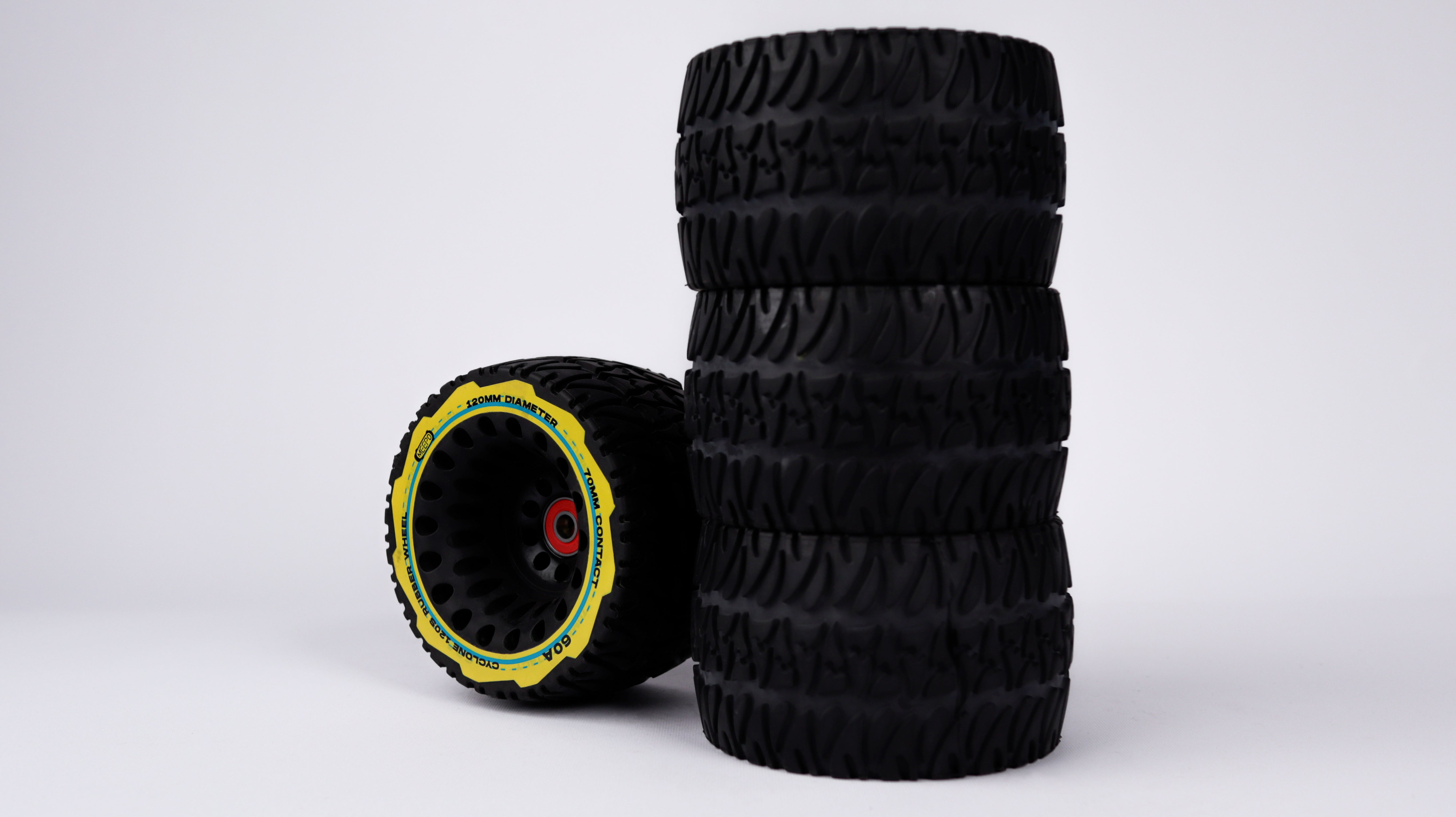 120 All-Terrain Upgrade Wheels for Belt Drive Boards